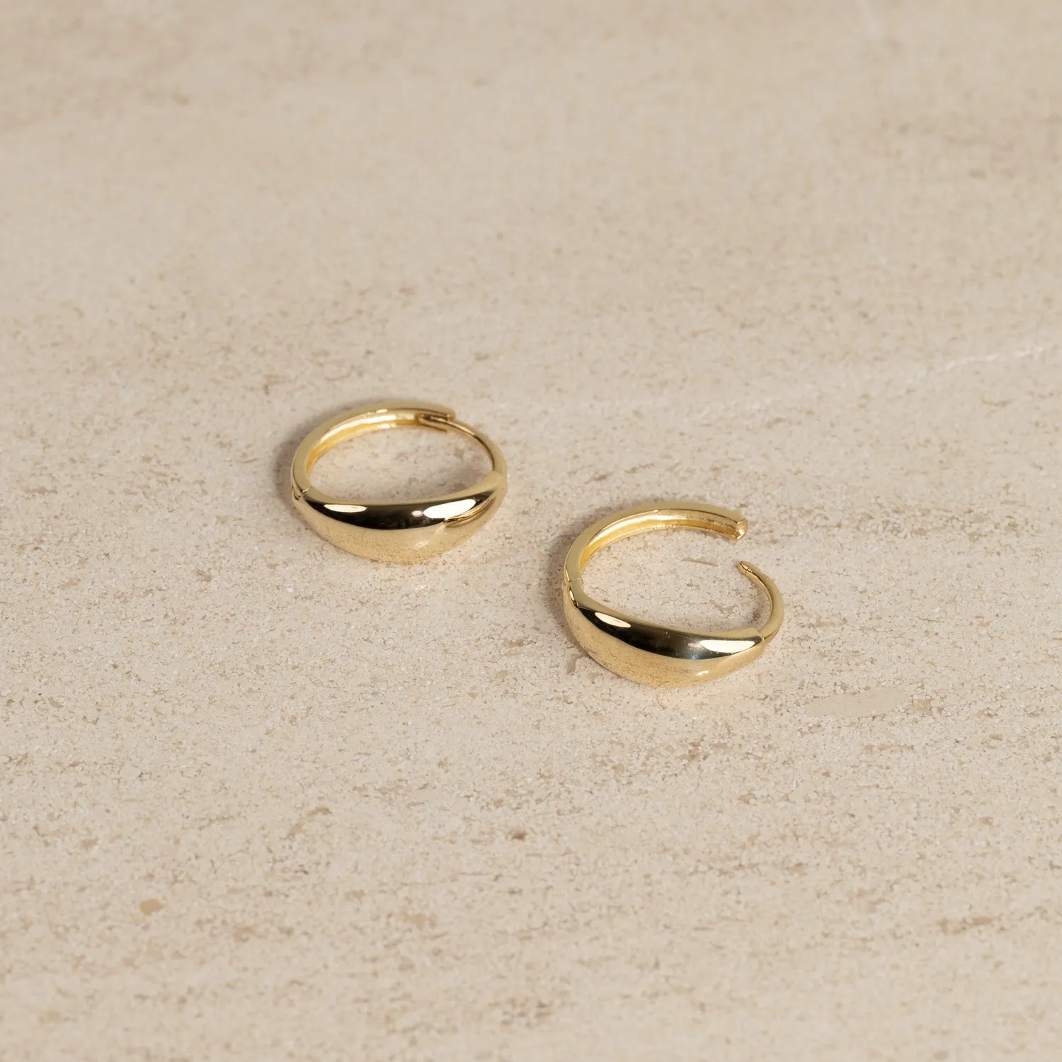 Sisi Copenhagen Karmen creoler 9 kt guld 15 mm