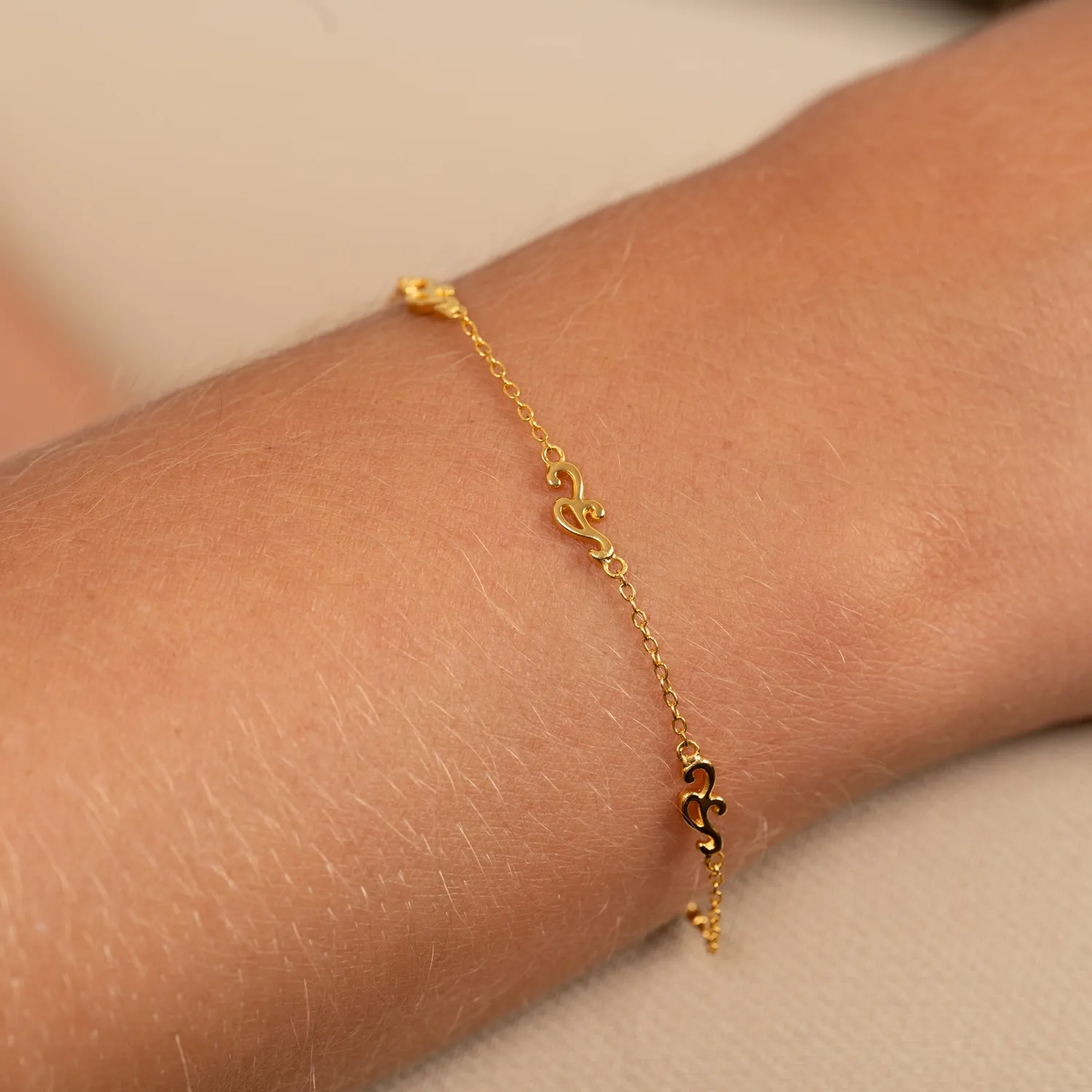 Sisi Copenhagen Solea armbånd forgyldt 16 cm +4