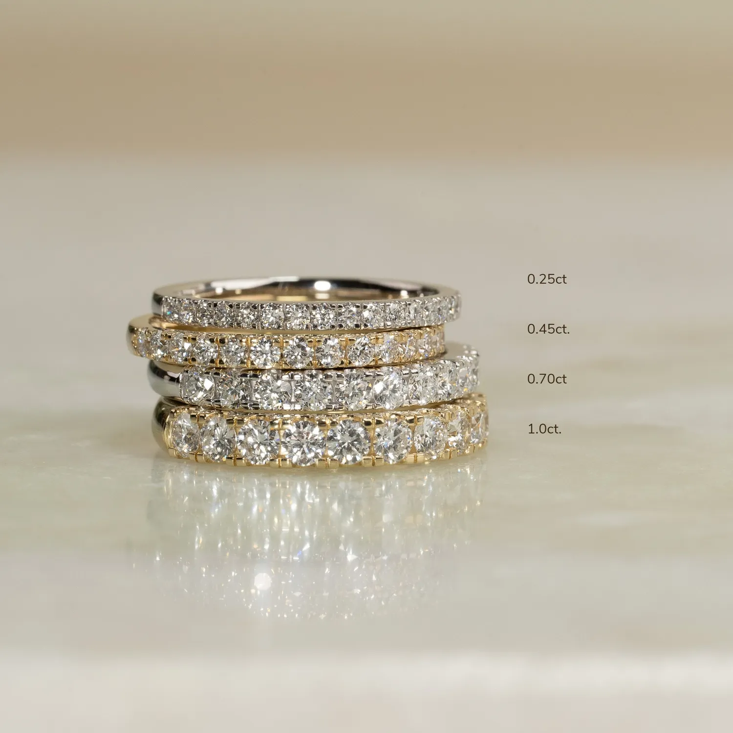 Sisi Copenhagen Alliance diamantring 0,45 ct hvidguld 54
