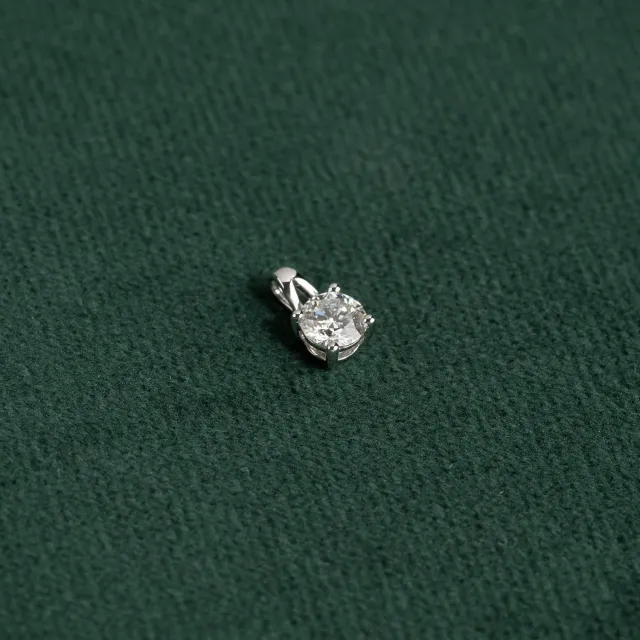 Sisi Copenhagen Prong Solitaire vedhæng 0,5 ct hvidguld