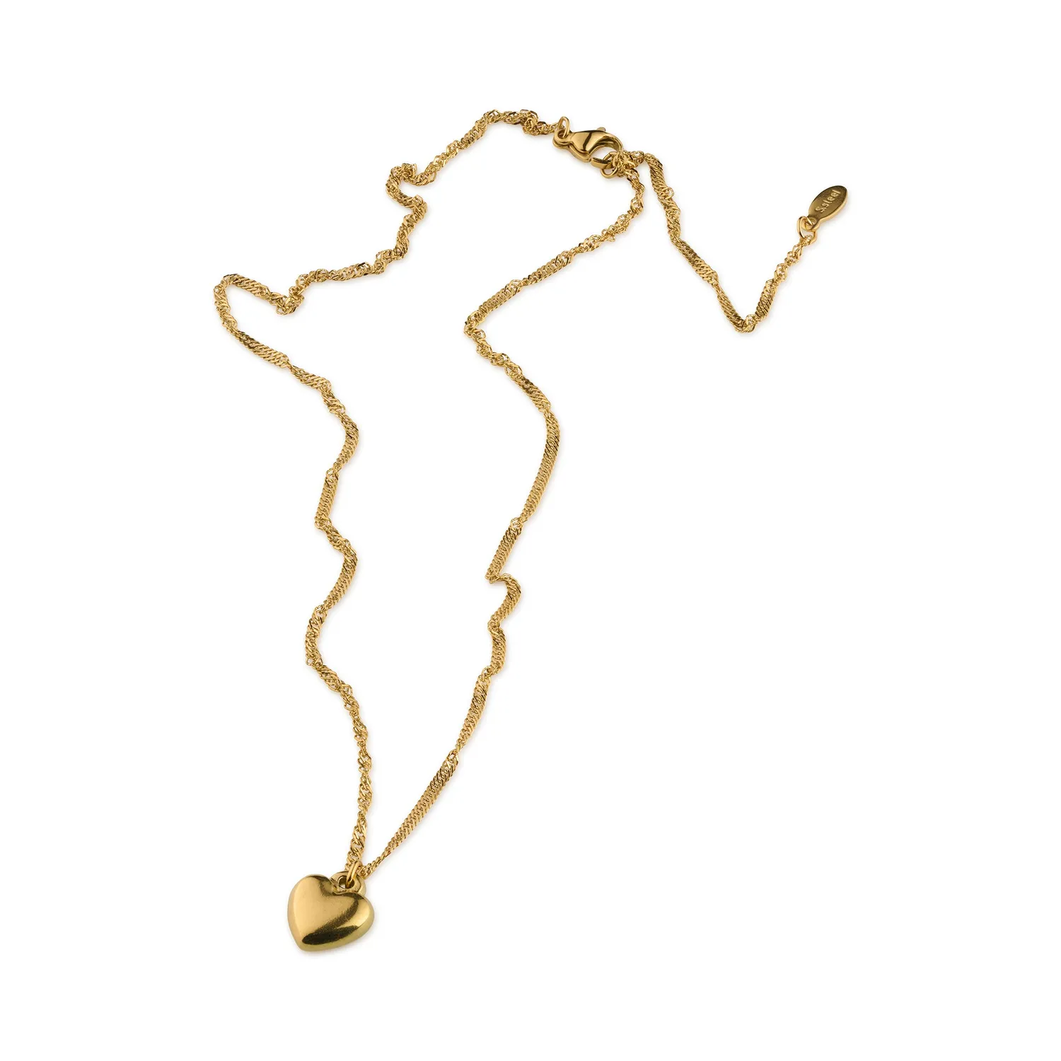 Timi of Sweden Julie hjerte halskæde sølv vandtæt