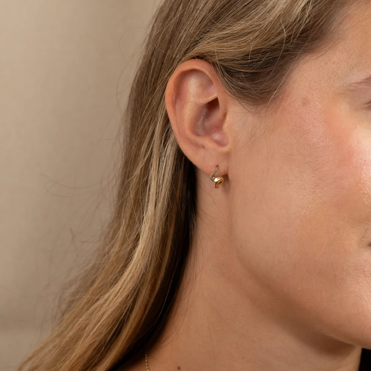 Sisi Copenhagen Anna creoler massivt guld et par