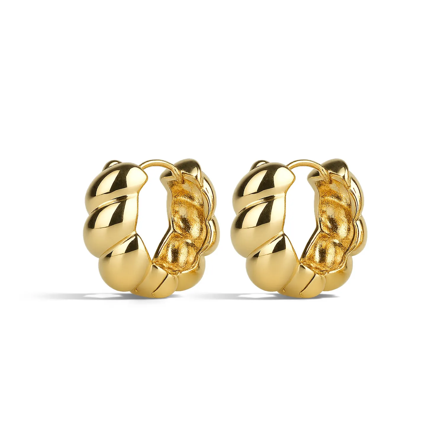 TIMI OF SWEDEN Naia Croissant hoops 18 mm vandtætte