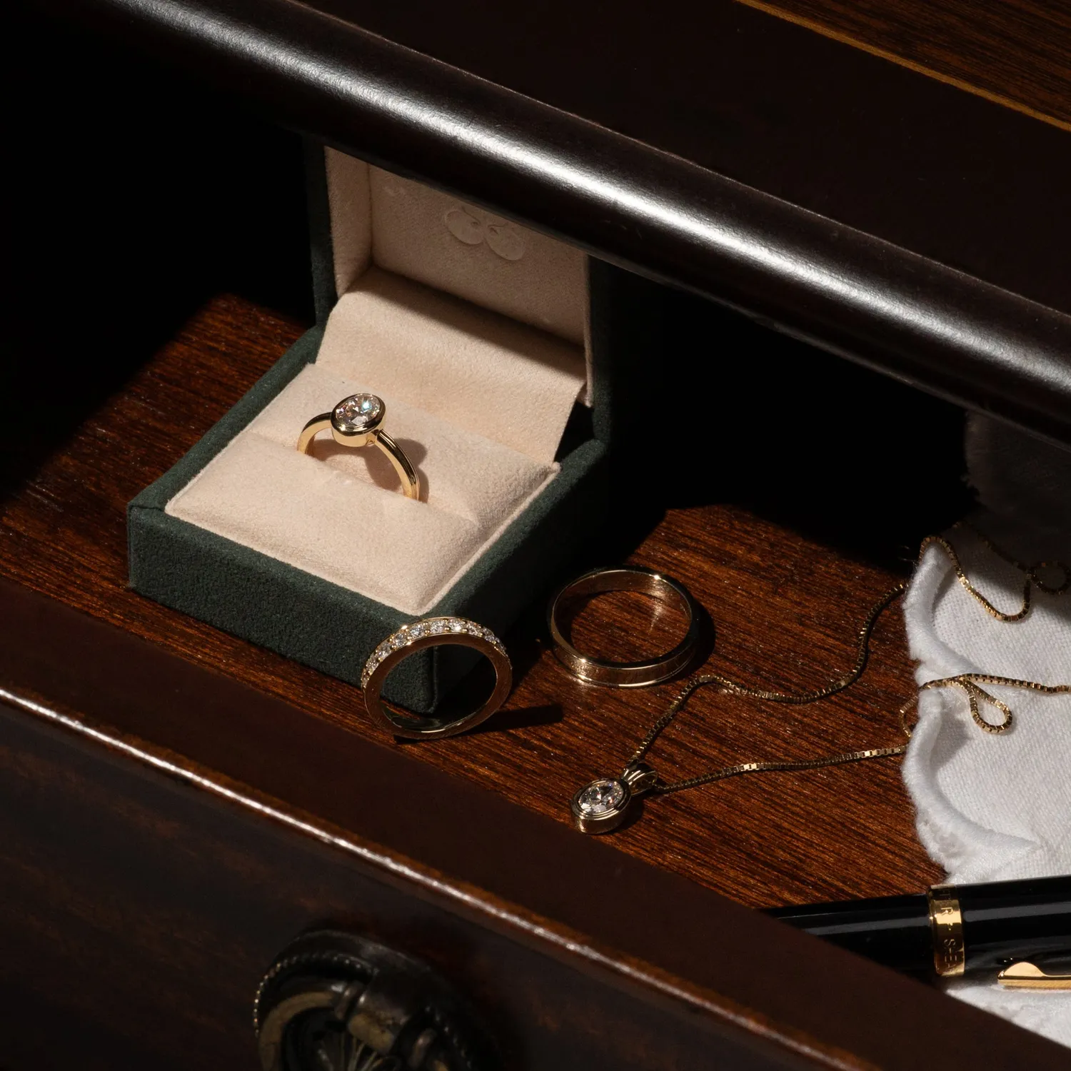 Sisi Copenhagen Lineage vielsesring guld 14 kt 4 mm