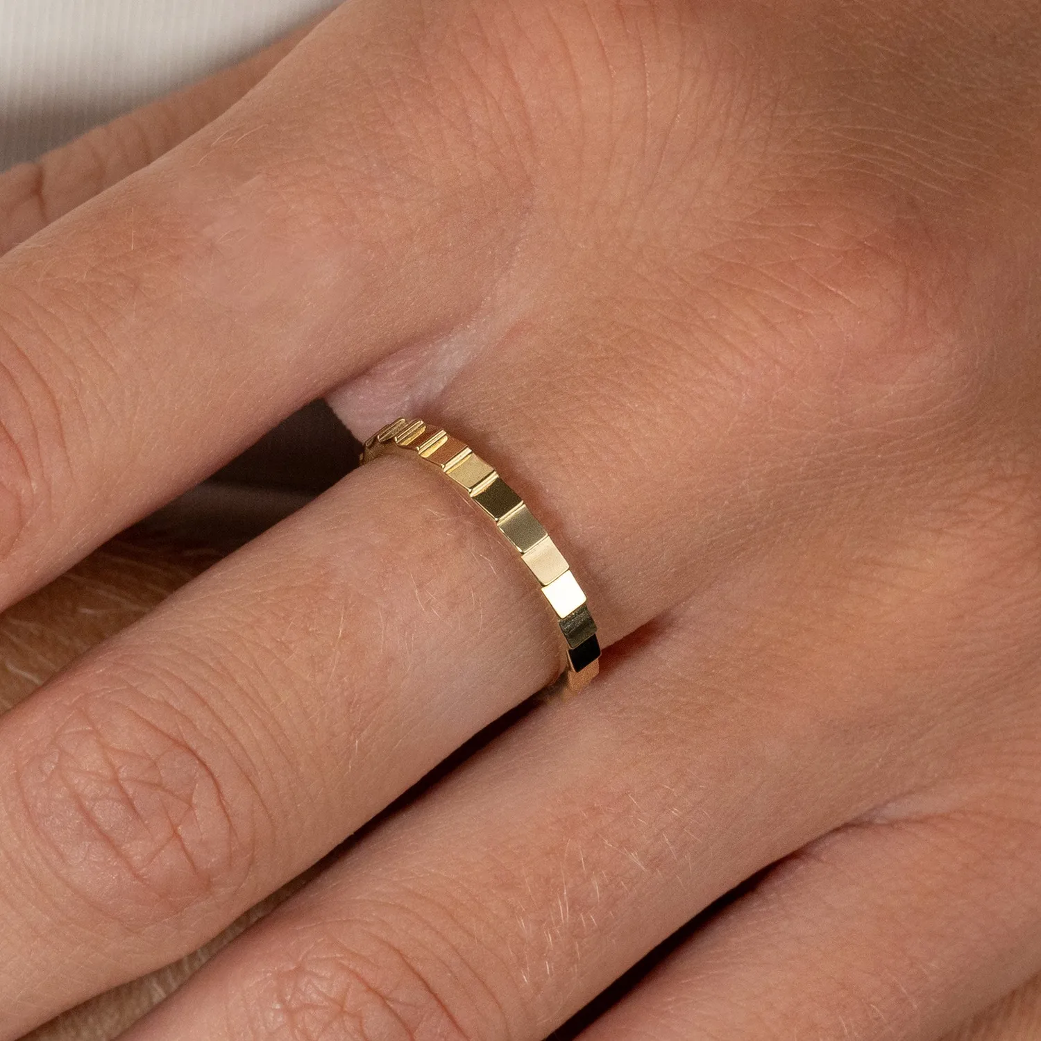 Sisi Copenhagen Axelle ring massiv 9 kt guld