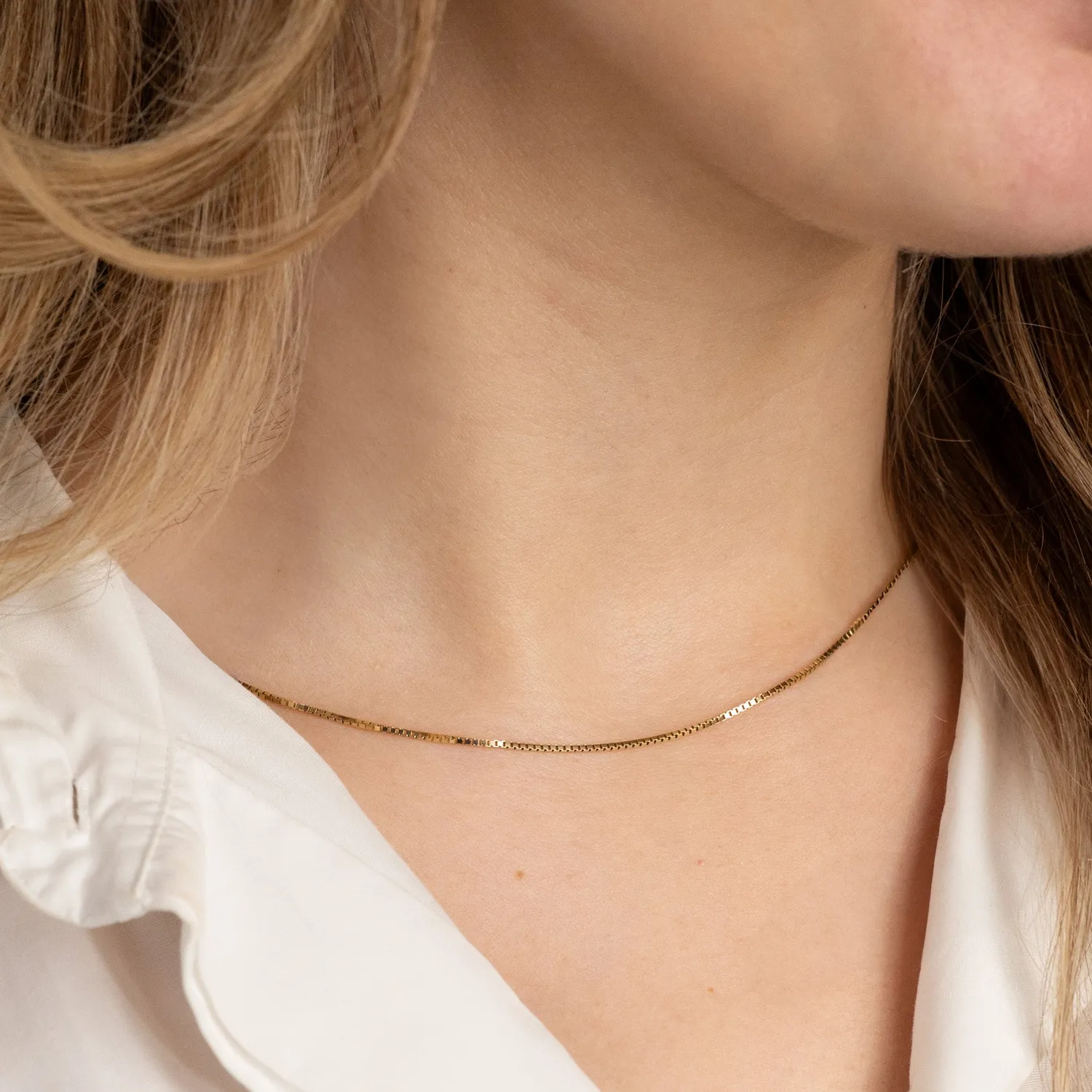 Sisi Copenhagen Venezia Solid Gold halskæde 14 kt 45 cm