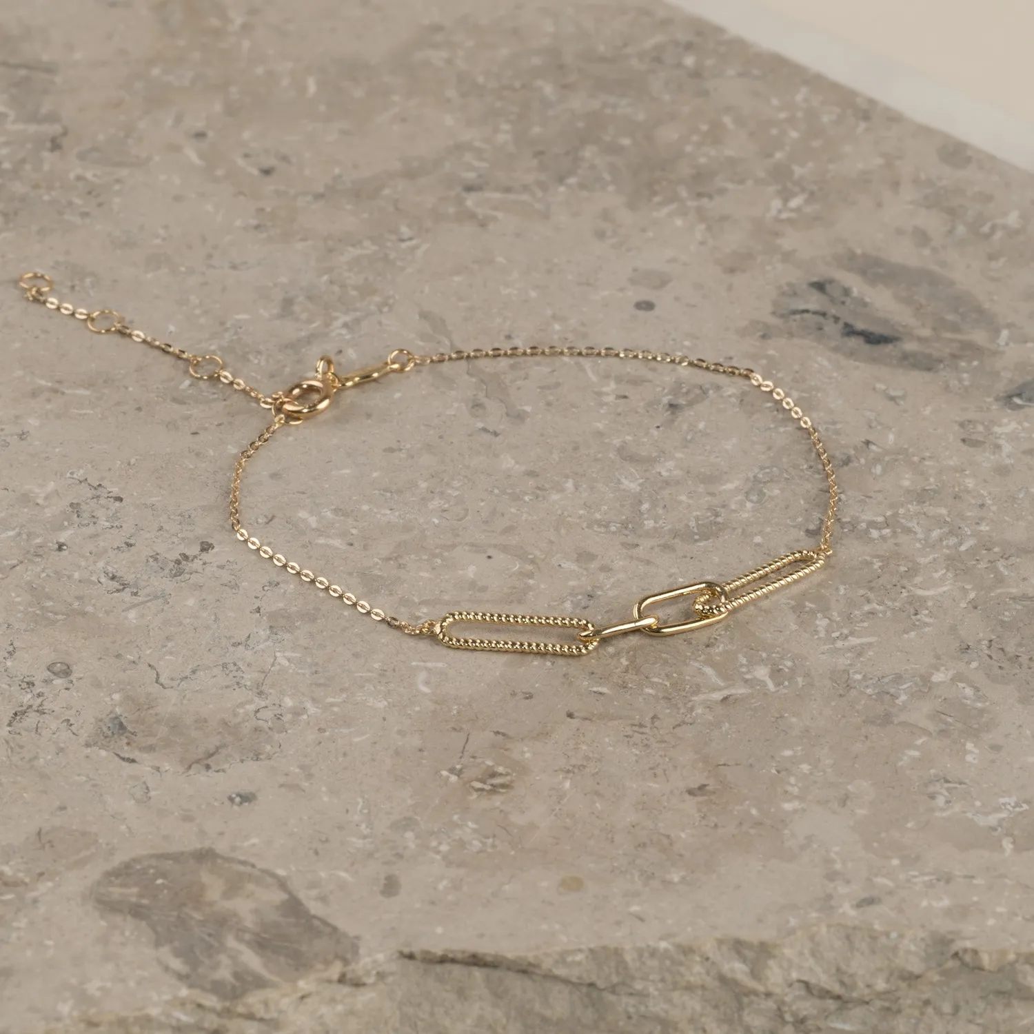 Sisi Copenhagen Natalie armbånd 16-20 cm 9 kt guld