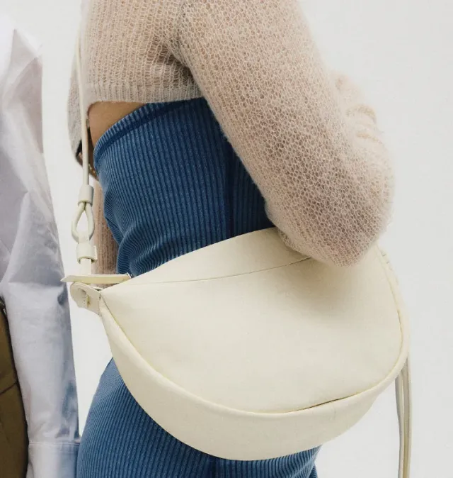 Wos Zoba håndtaske læder creme 32 cm