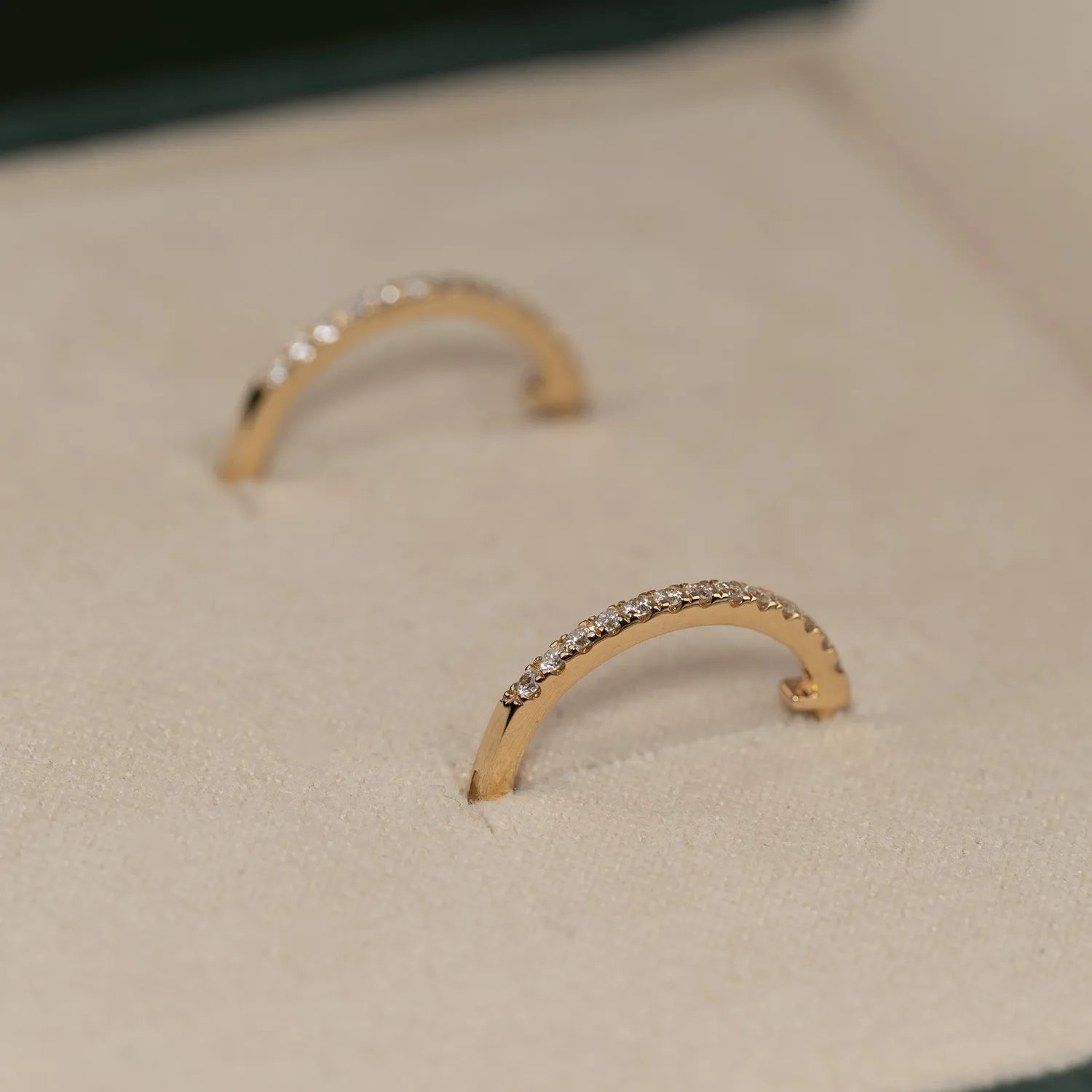 Sisi Copenhagen Classic 0,2ct lab-diamant creoler guld 14 kt