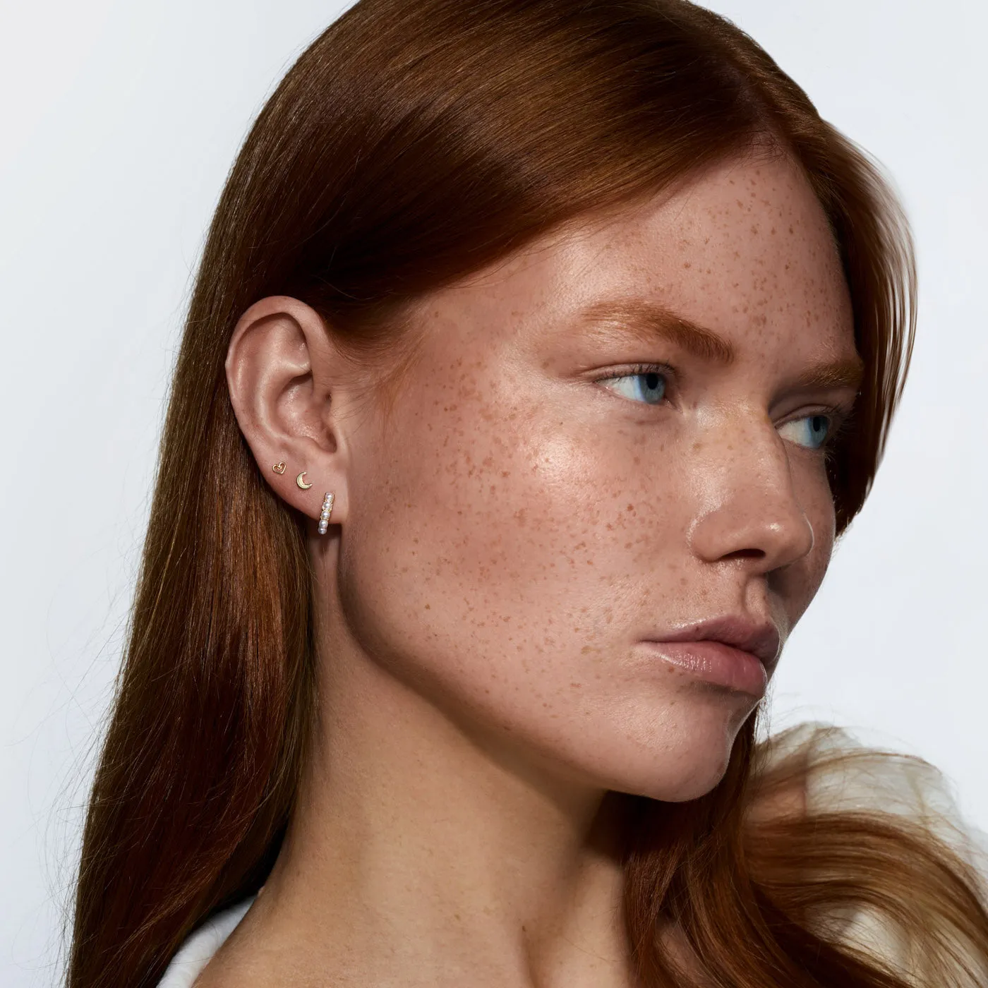 TIMI OF SWEDEN Essie Pearl Hoop øreringe guld perle
